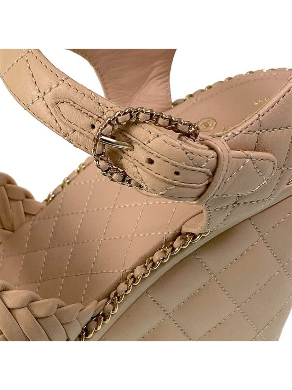 Chanel Sandals with Chain - Picture 6 of 9
